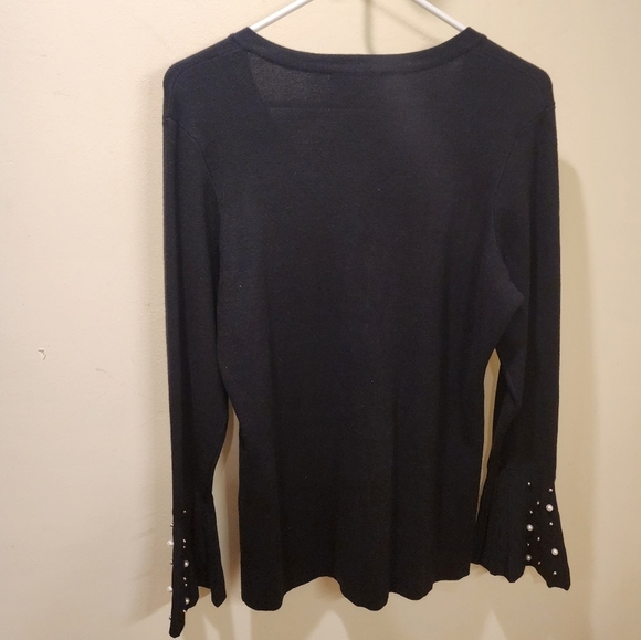 Alison Sheri women's black sweater size M - Picture 6 of 9
